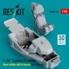 RESKIT RSU48-0516 F-35C Lightning II cockpit (Basic edition with 3D decals) for Tamiya kit (3D Printed) (1/48)
